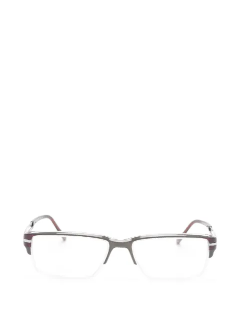 STEPPER EYEWEAR rectangle-frame half-rim glasses