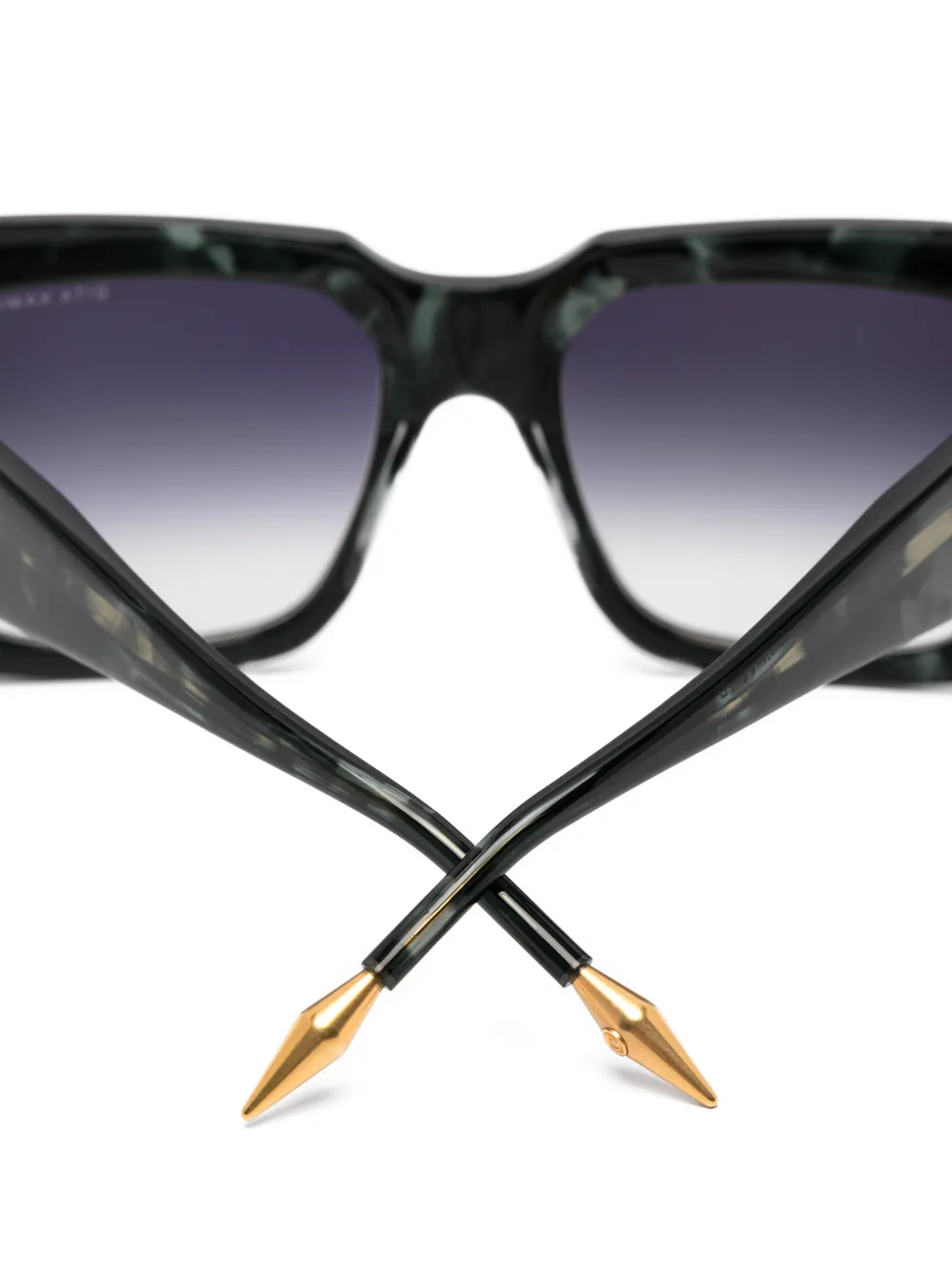 Dita Eyewear Kamin zonnebril met vierkant montuur Groen