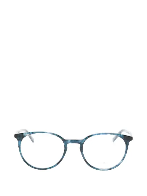 CHARLES STONE tortoiseshell-effect round-frame glasses
