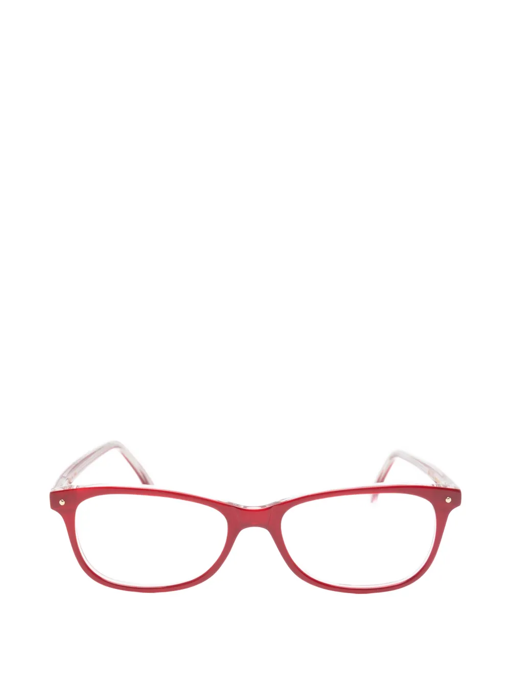 Sociel lentes con armazón rectangular | rojo | Image 1