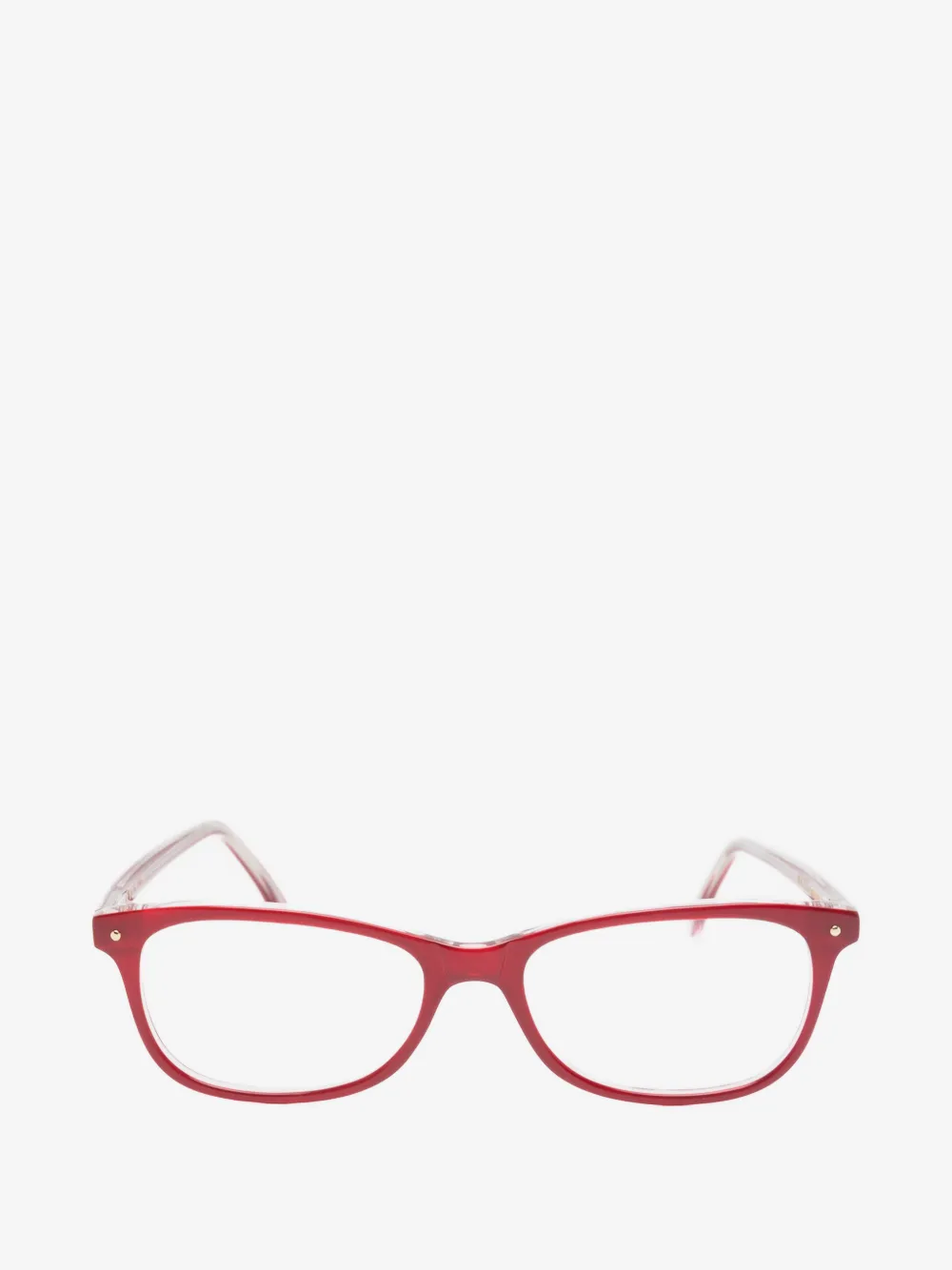 Sociel lentes con armazón rectangular | rojo | Image 1