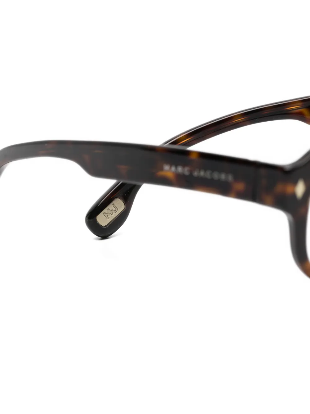 Marc Jacobs Eyewear Zonnebril met schildpadschild design Bruin