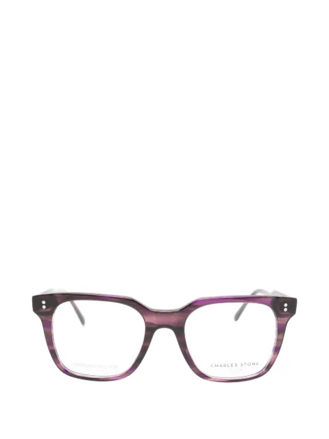 CHARLES STONE square-frame glasses