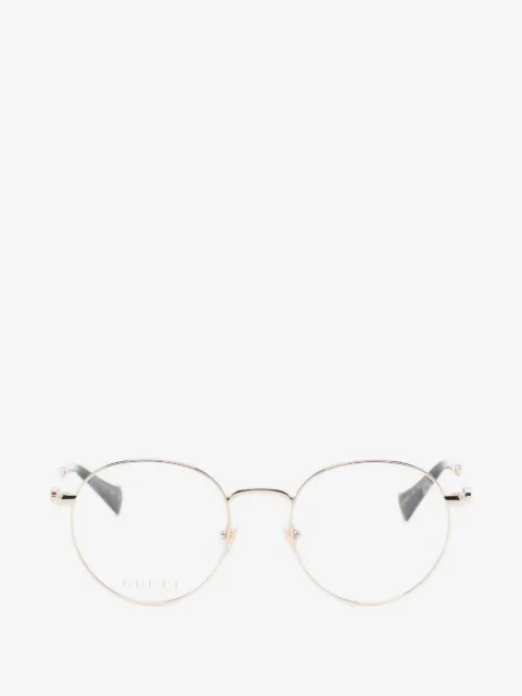 Gucci Eyewear Double G round-frame glasses