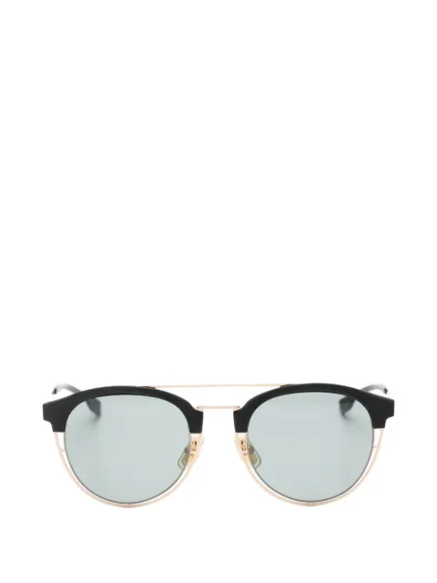 BOSS round-frame double-bridge sunglasses