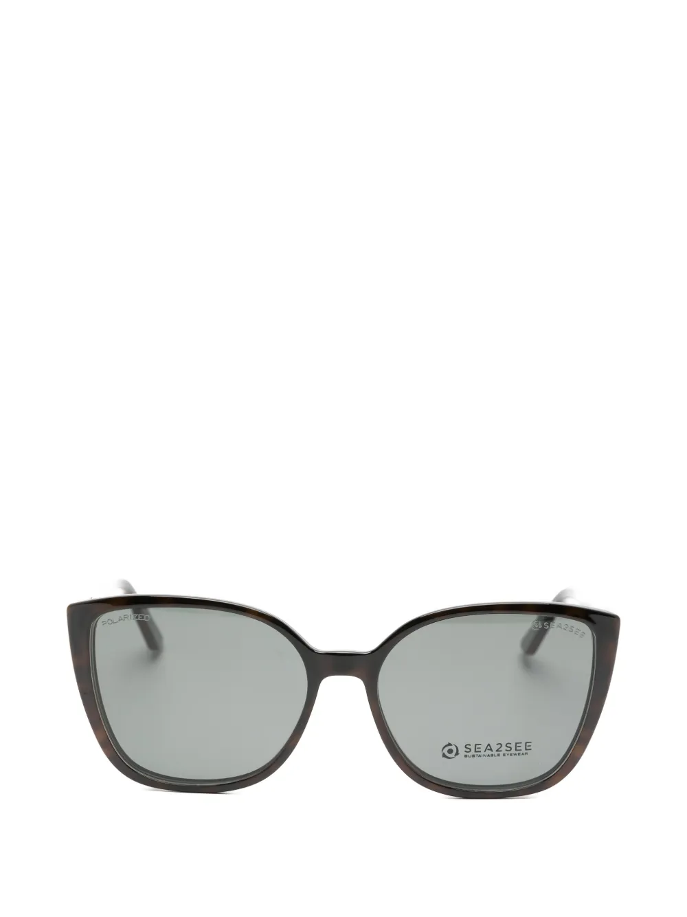 S2S Messina clip-on glasses - Marrone