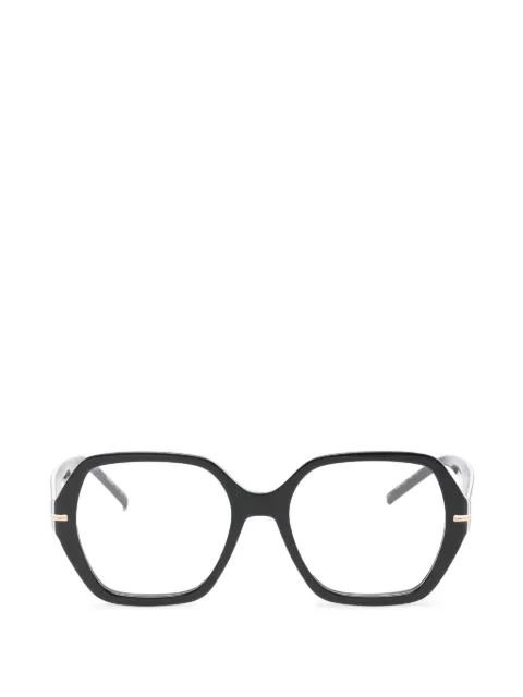 BOSS geometric-frame glasses