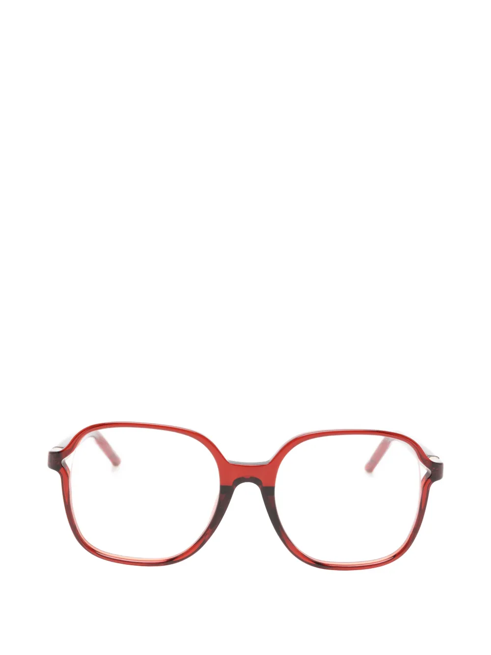 Jacquemus Jac square-frame glasses - Rosso