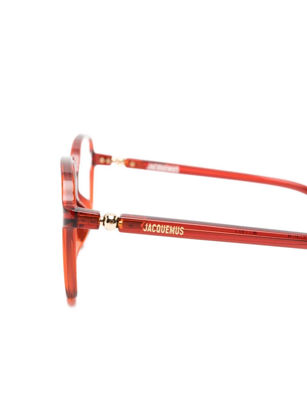Jacquemus Jac bril met vierkant montuur Rood