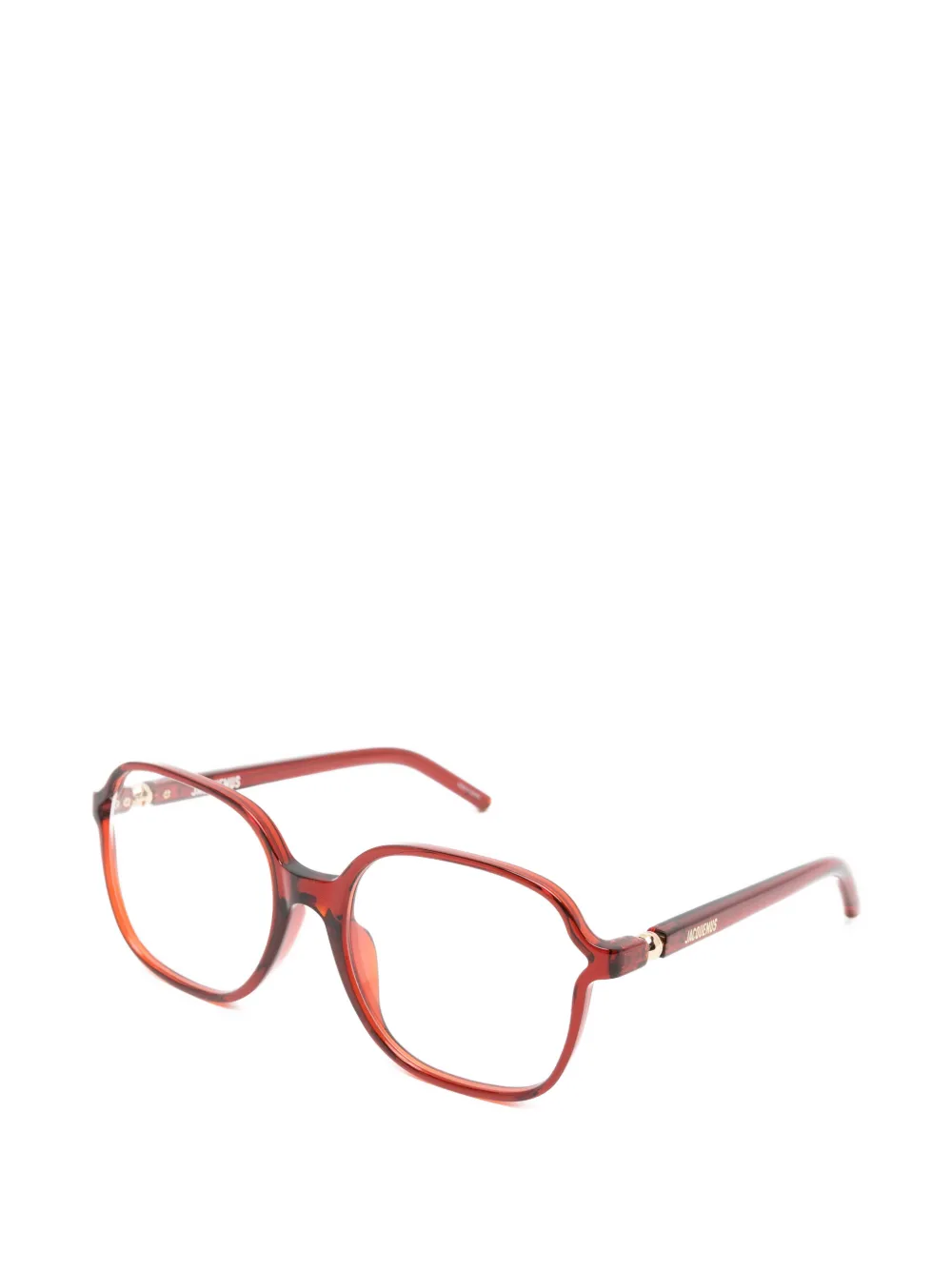 Jacquemus Jac bril met vierkant montuur Rood