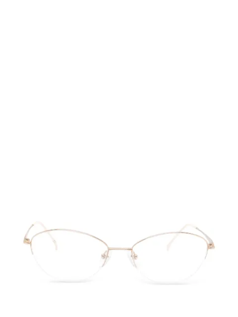 STEPPER EYEWEAR cat-eye half-rim glasses