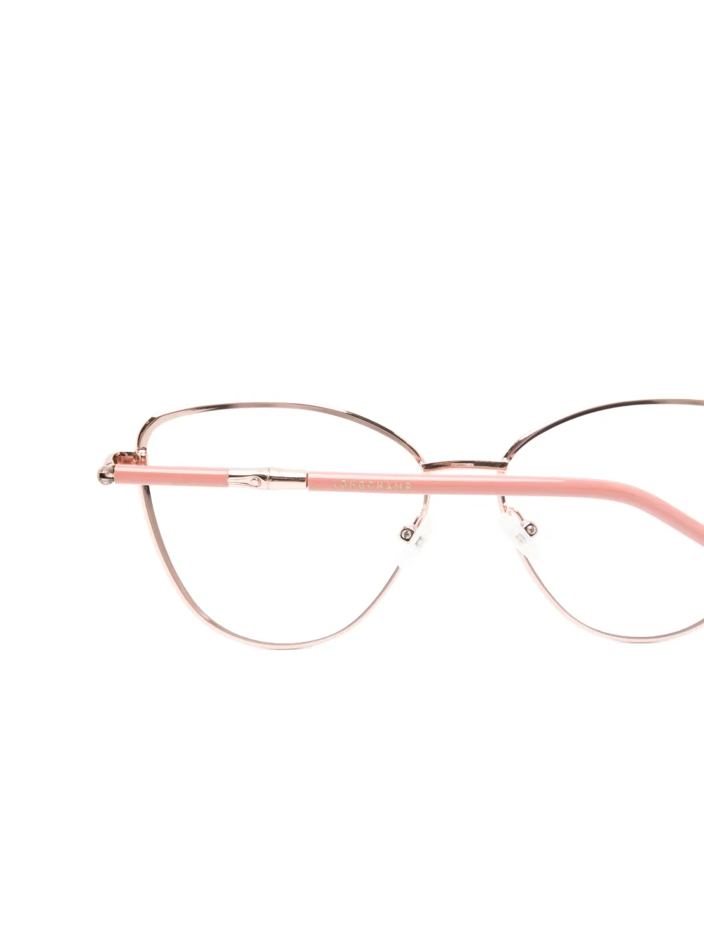Longchamp Bril met cat-eye montuur Roze
