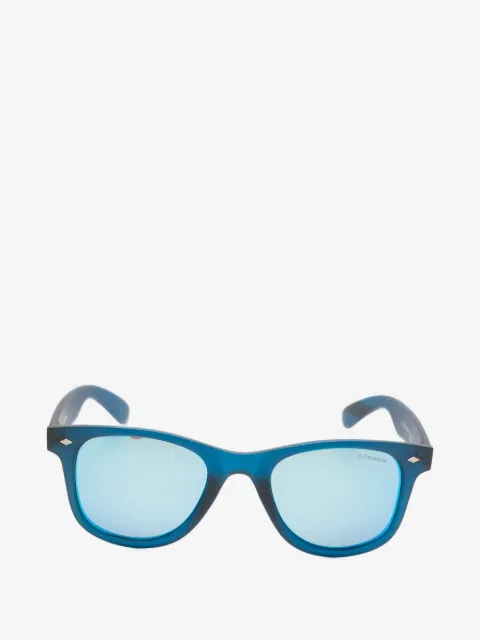 Polaroid square-frame mirrored sunglasses