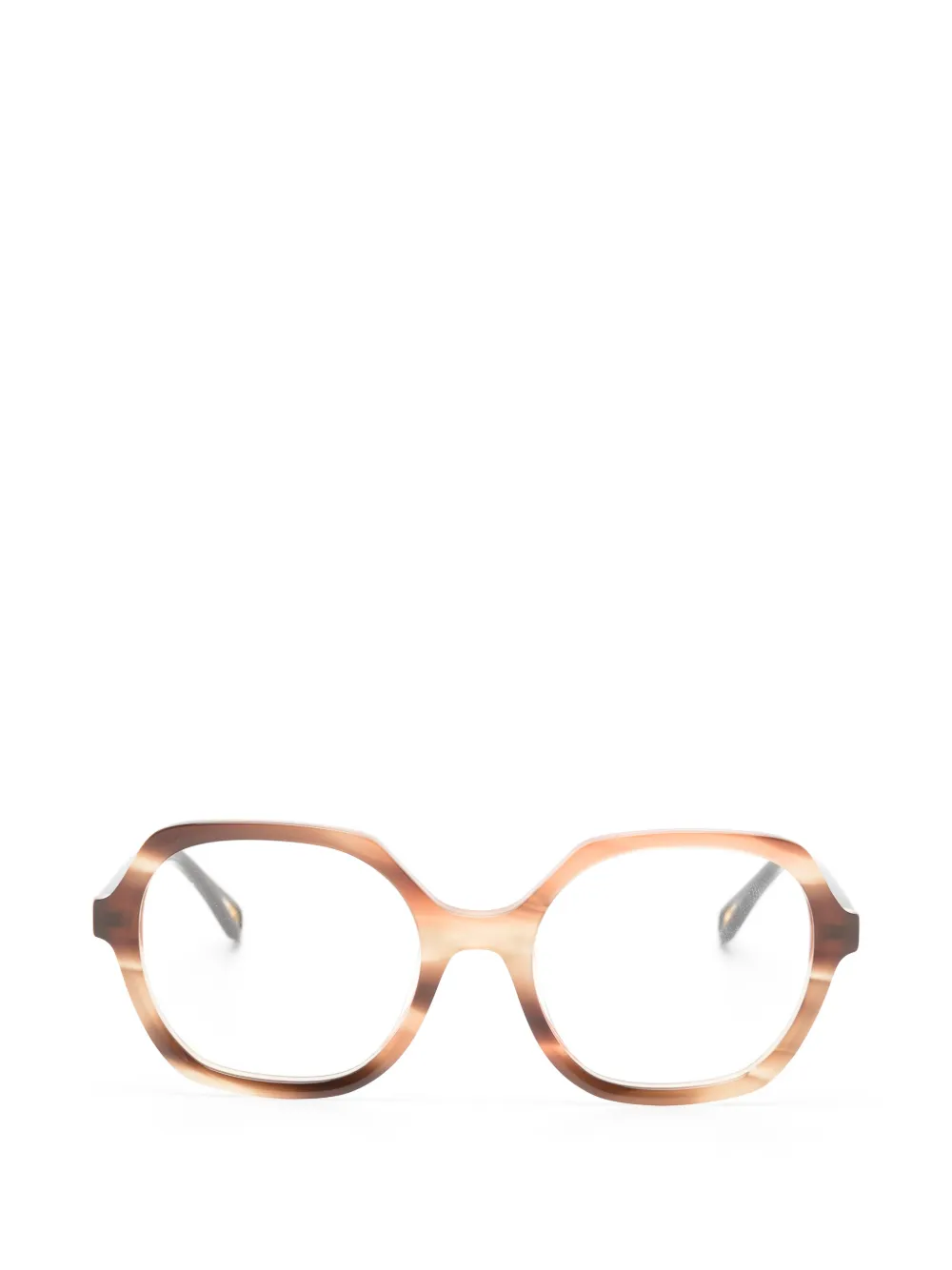 Zadig&Voltaire geometric-frame glasses - Marrone