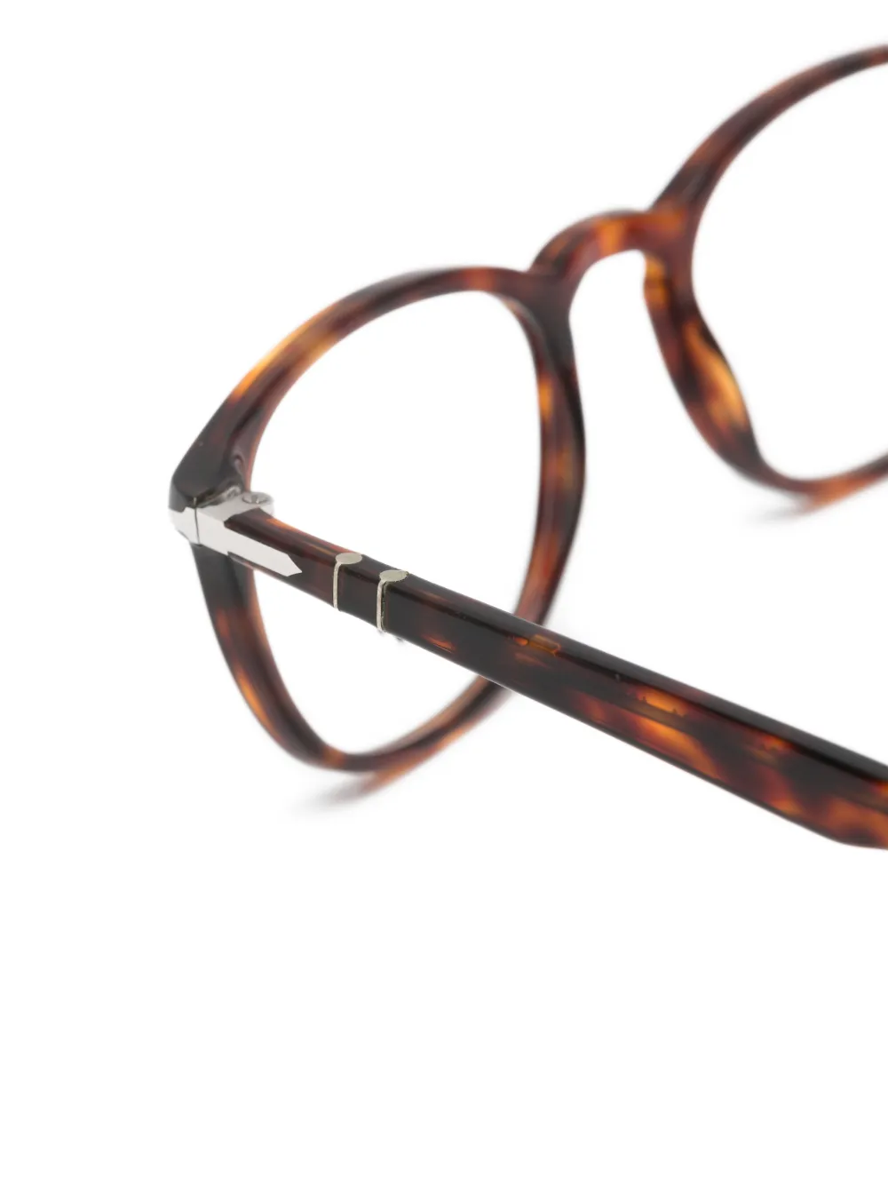 Persol Bril met schildpadschild-design Bruin