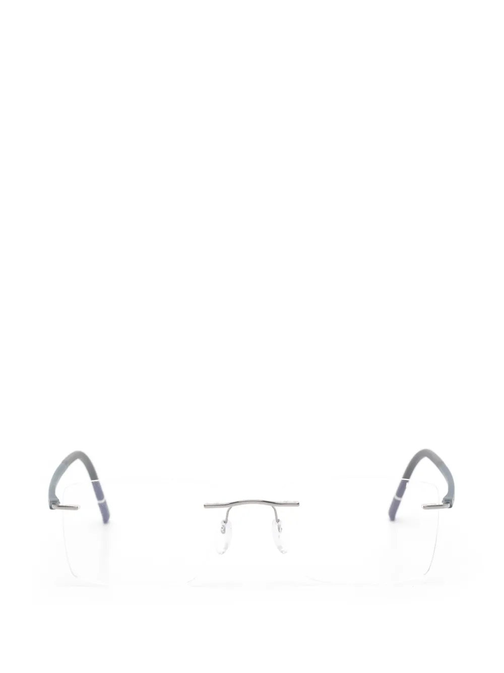 Silhouette rimless rectangle glasses - Grigio