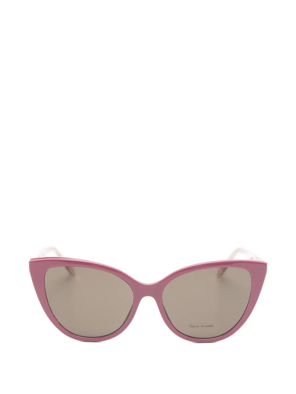 Love Moschino cat-eye clip-on glasses - Rosa