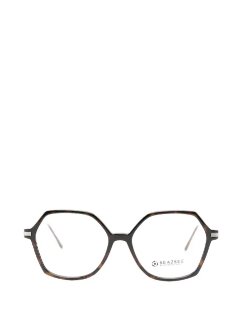 S2S Eolia geometric-frame glasses