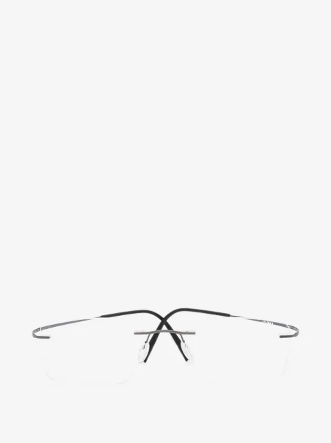 Silhouette rimless rectangle glasses