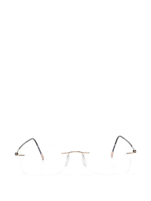 Silhouette rimless rectangle glasses