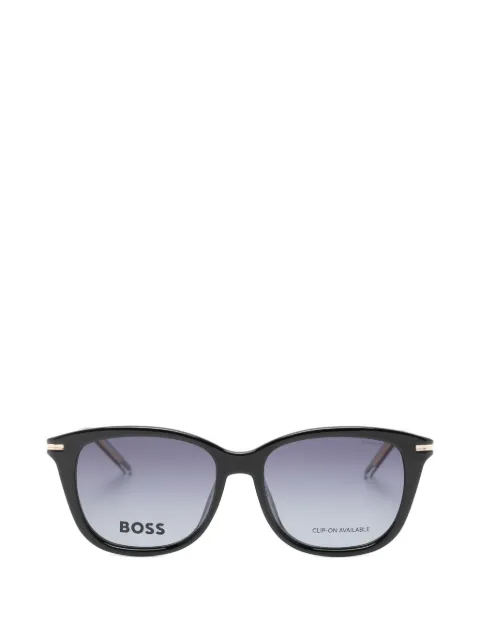 BOSS square-frame glasses