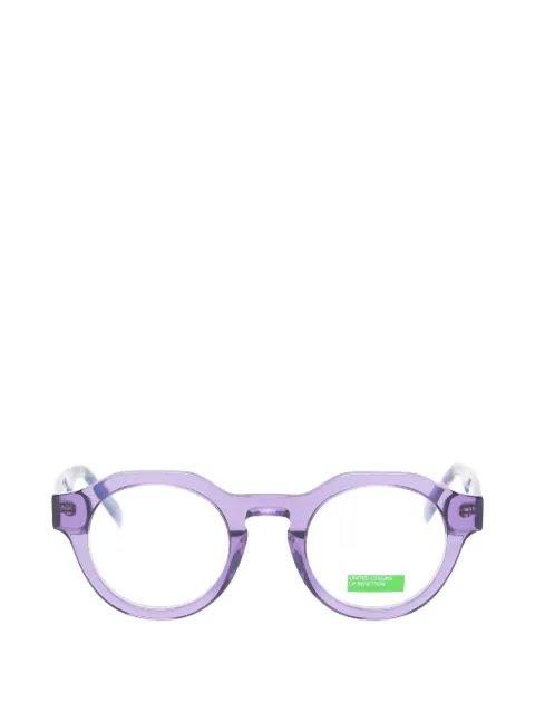 Benetton Olivia geometric-frame glasses