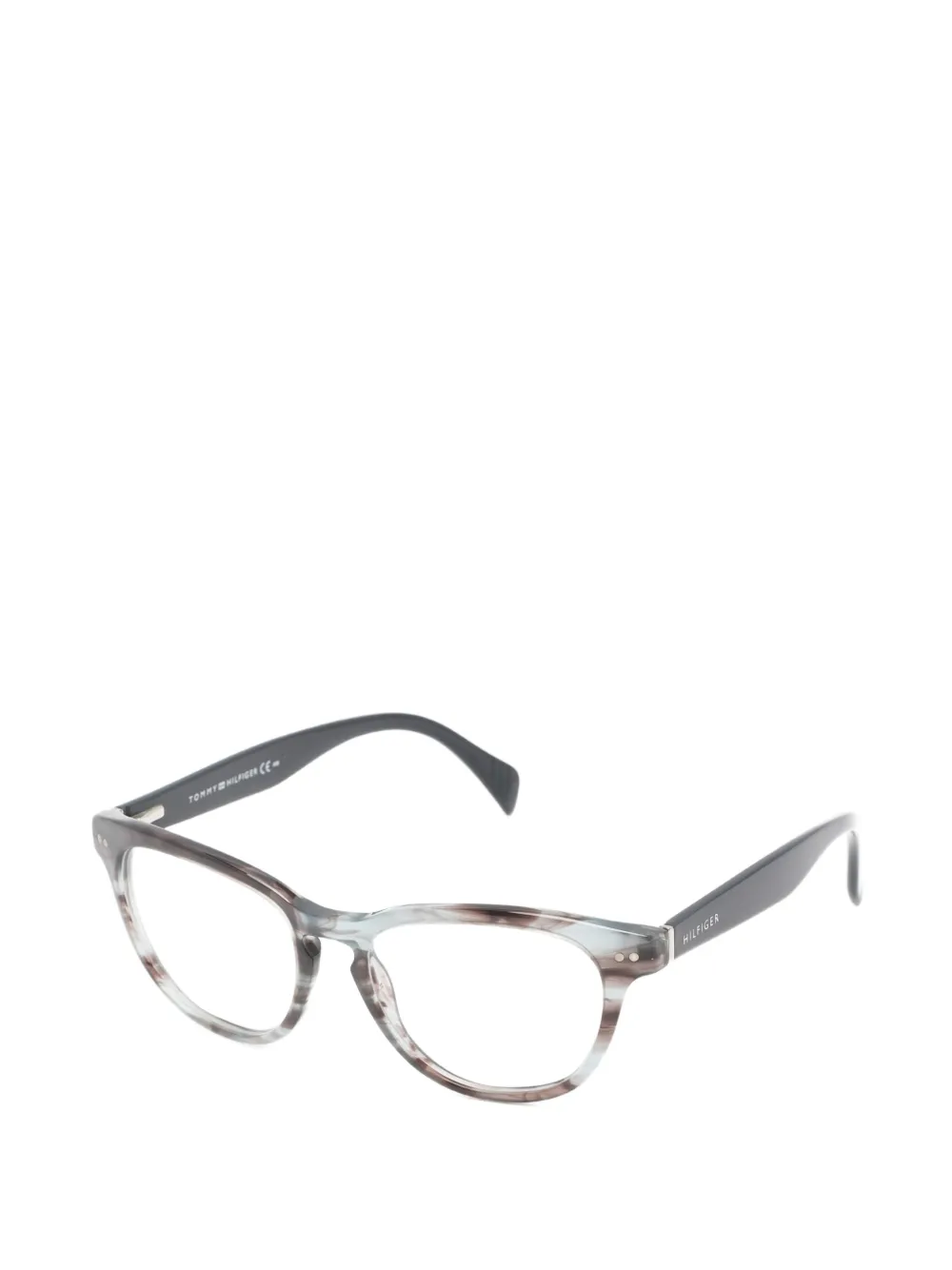 Tommy Hilfiger Zonnebril met marmer-effect Zwart