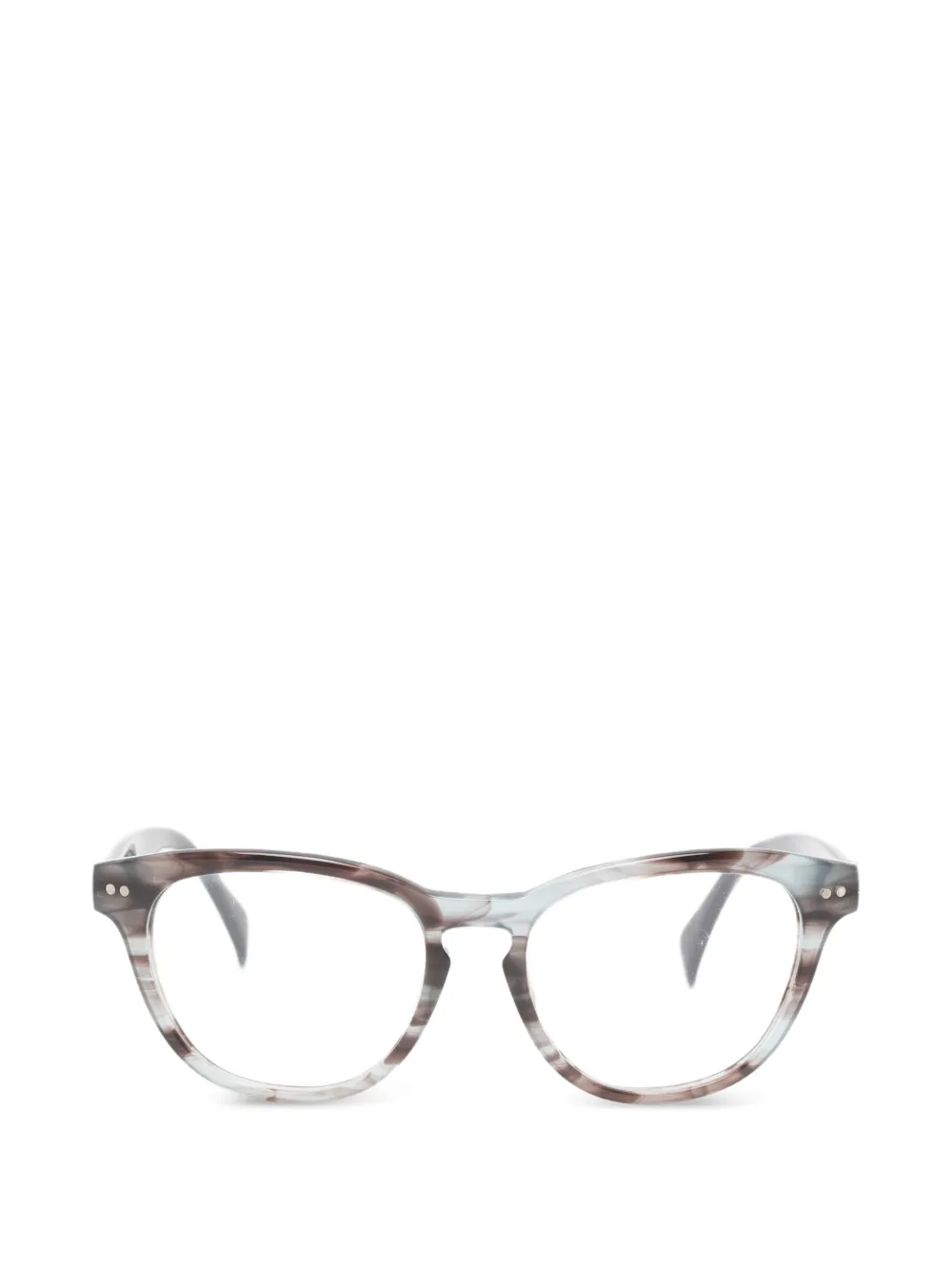 Tommy Hilfiger marbled-effect glasses - Nero