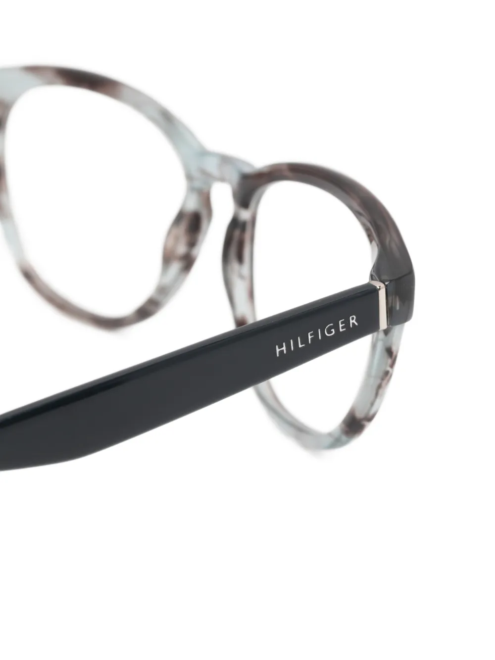 Tommy Hilfiger Zonnebril met marmer-effect Zwart