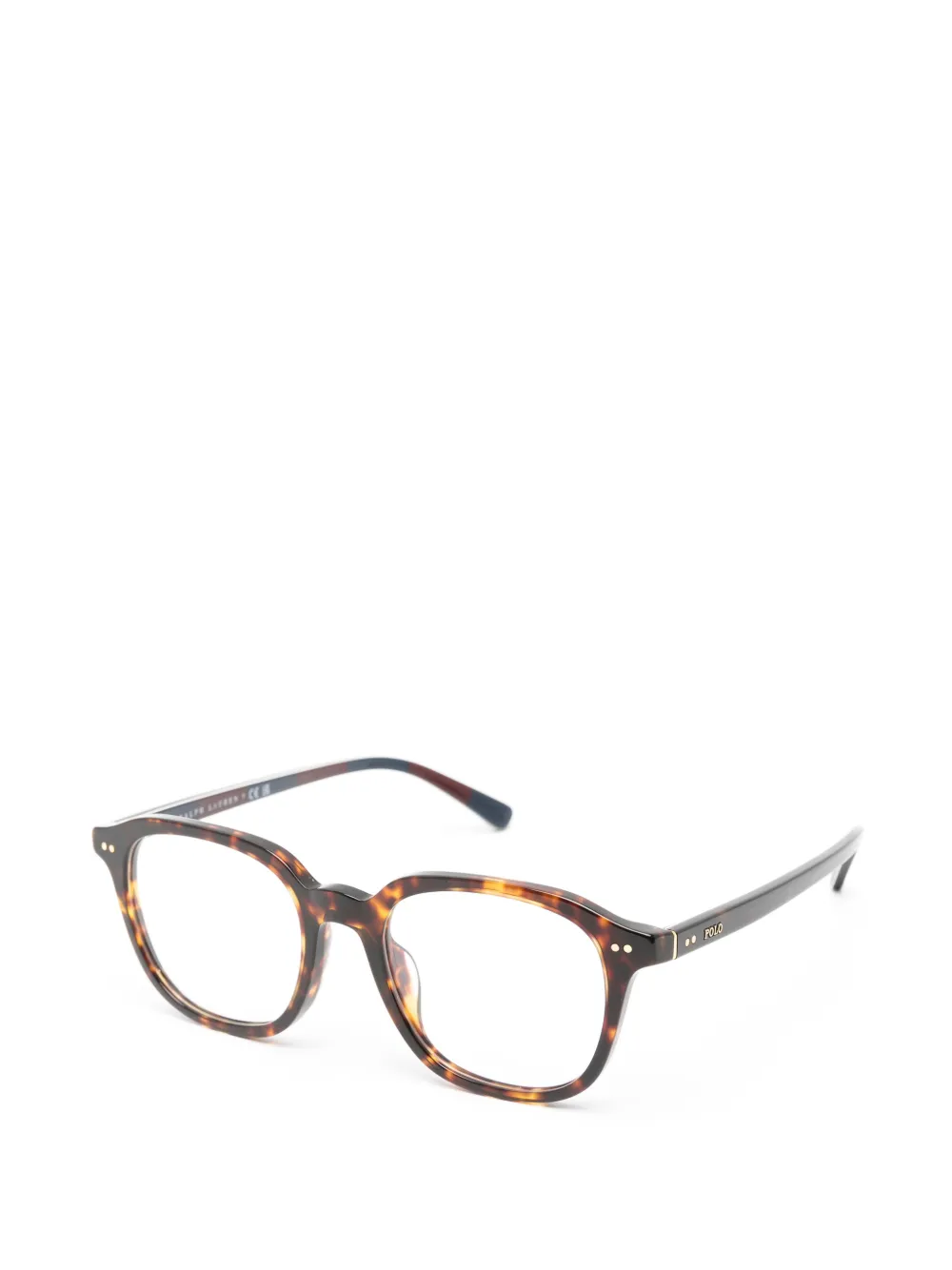 POLO RALPH LAUREN EYEWEAR Bril met vierkant montuur Bruin