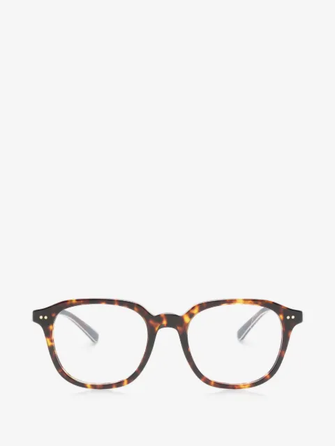 POLO RALPH LAUREN EYEWEAR tortoiseshell-effect square-frame glasses