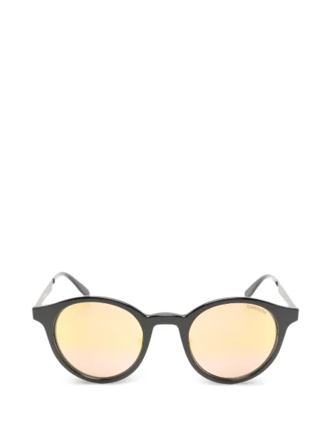 Carrera round-frame mirrored sunglasses