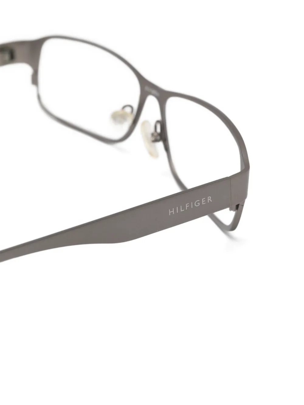 Tommy Hilfiger Bril met rechthoekig montuur Grijs