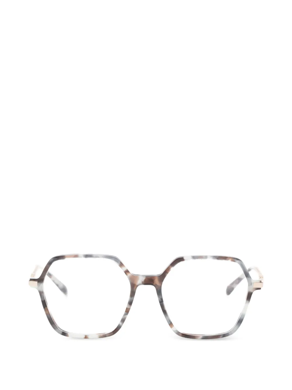 Zadig&Voltaire Occhiali geometrici tartarugati - Grigio