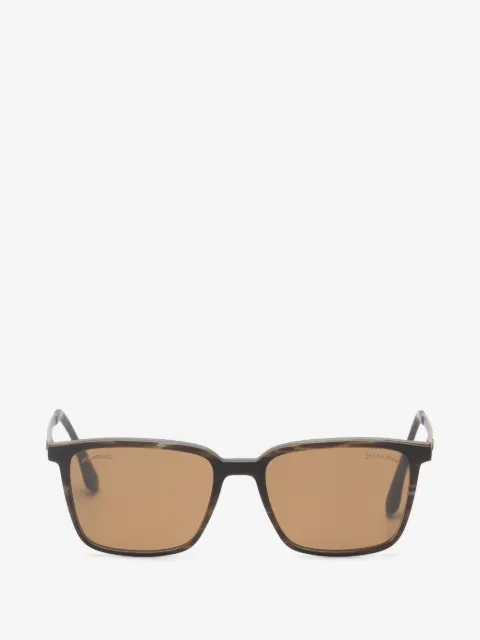 S2S Biarritz clip-on rectangle-frame glasses