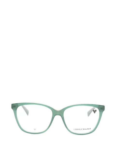 Longchamp logo-plaque cat-eye glasses