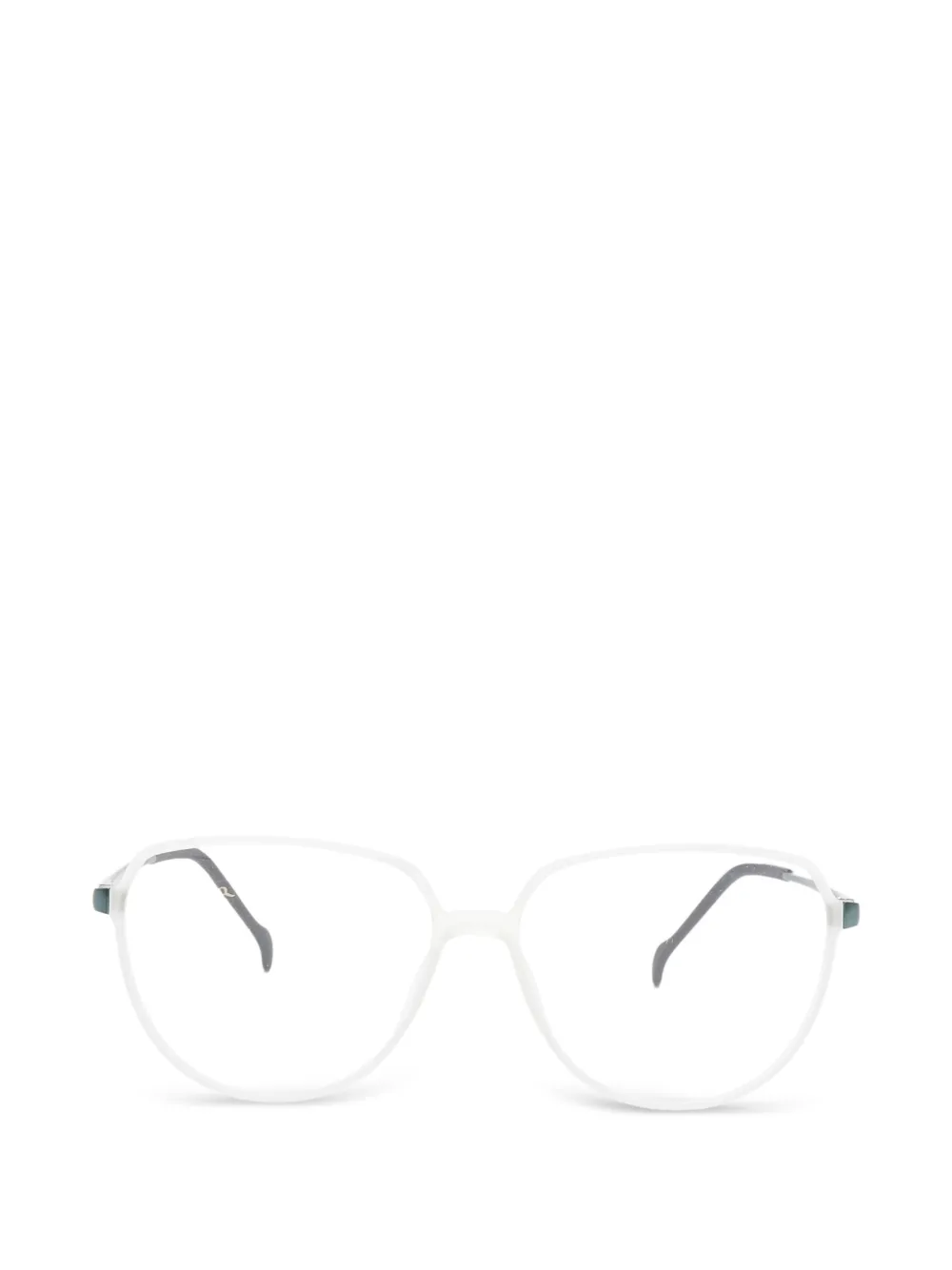 STEPPER EYEWEAR geometric-frame glasses - Bianco