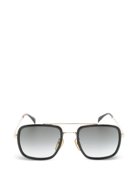 DAVID BECKHAM EYEWEAR lentes de sol con armazón cuadrada y doble puente
