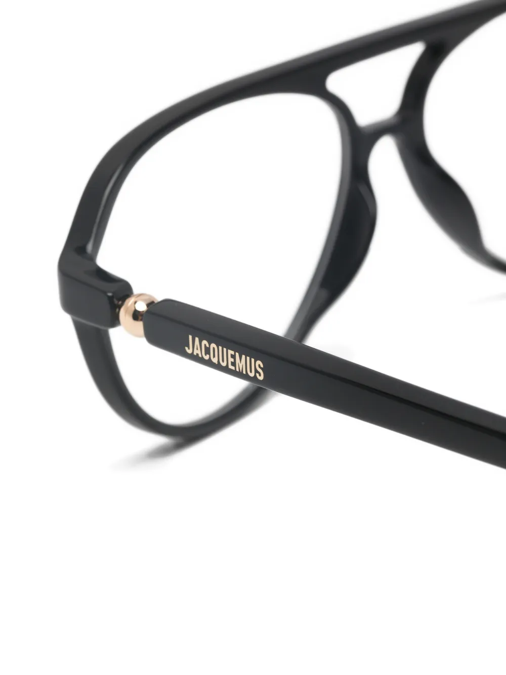 Jacquemus pilot-frame glasses Zwart