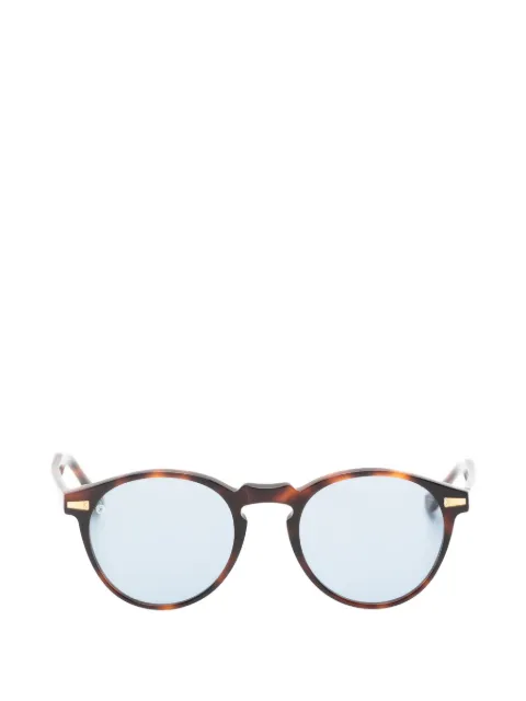 KYme Miki tortoiseshell-pattern round-frame sunglasses