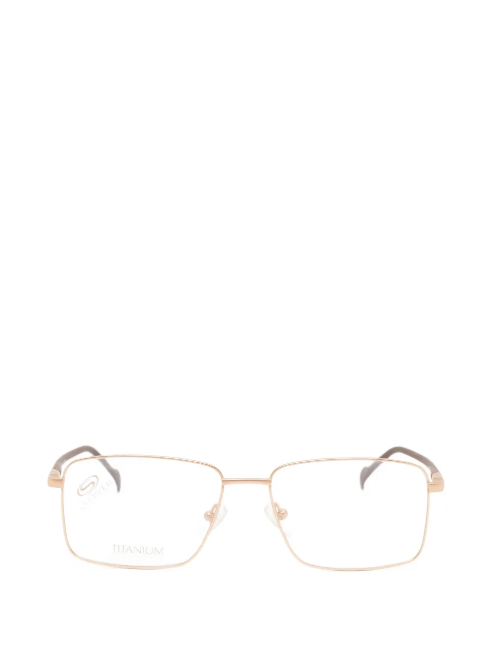 STEPPER EYEWEAR rectangle-frame glasses | Gold | Image 1