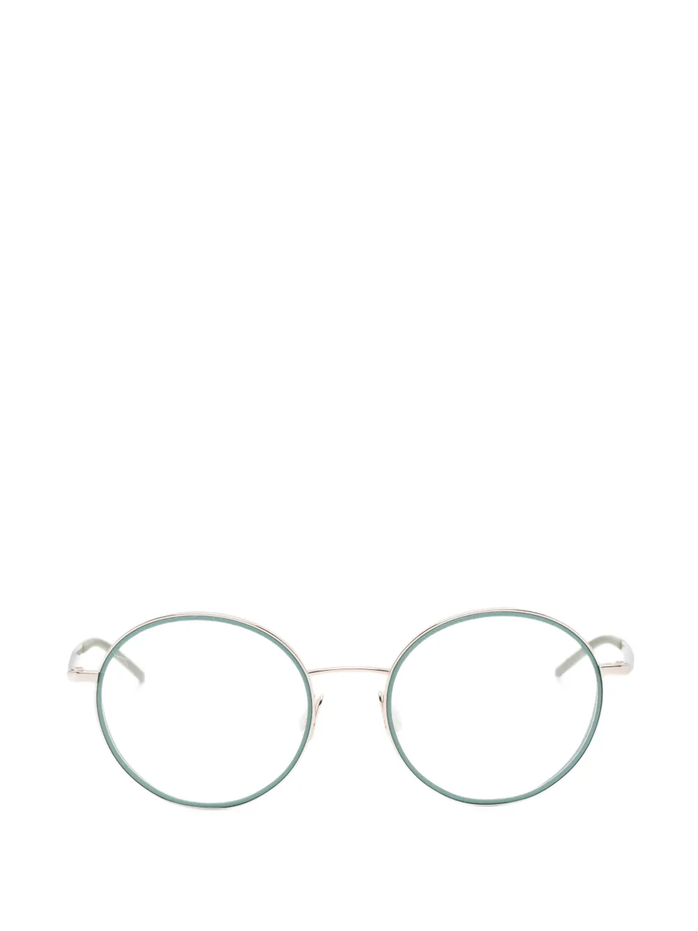 Orgreen Aries 3D Ring round-frame glasses - Verde