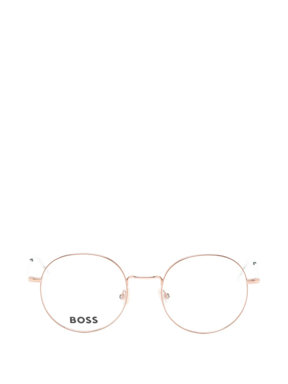 BOSS round-frame glasses - Gold