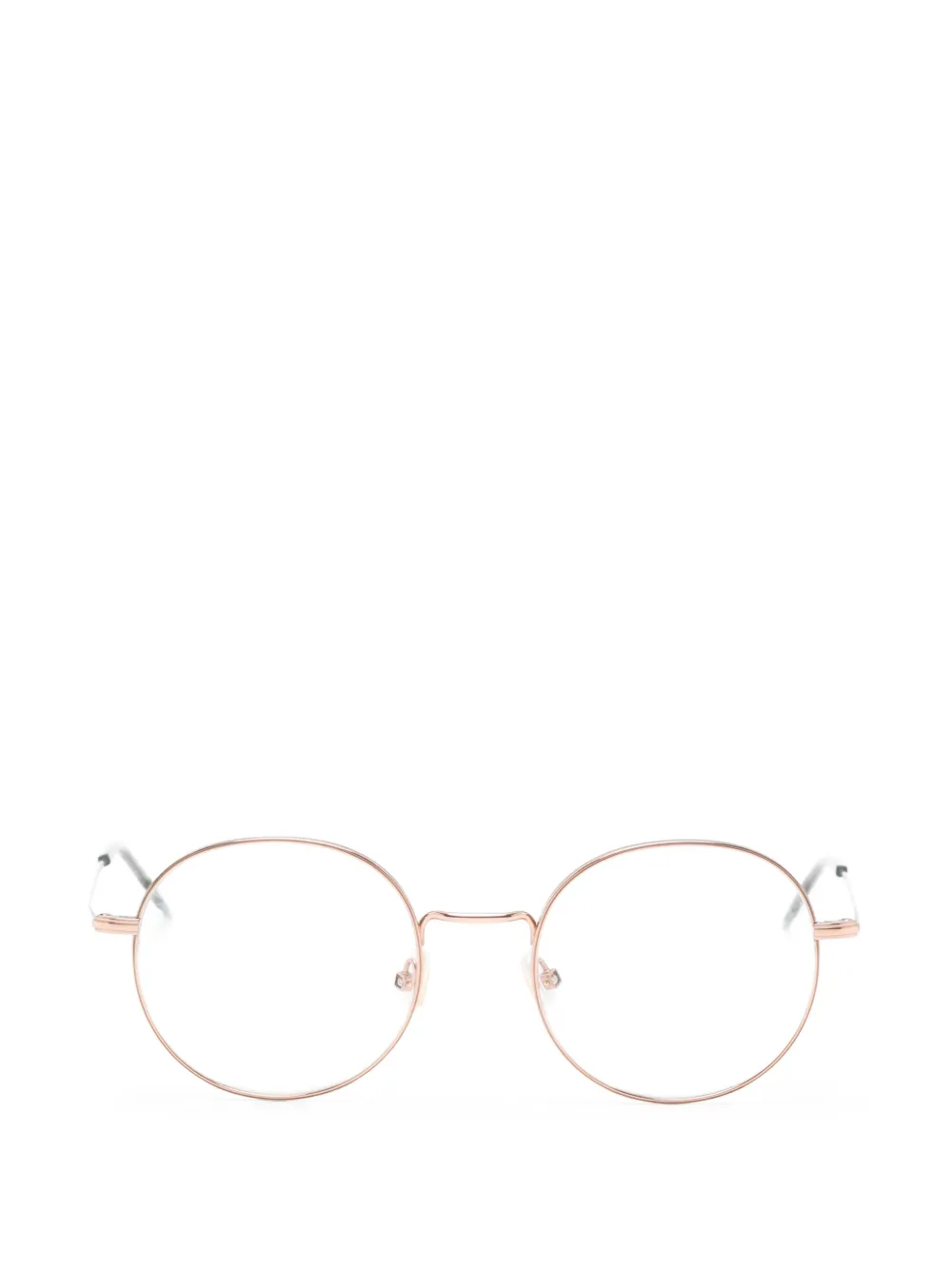 BOSS round-frame glasses - Gold