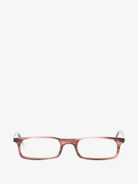 Sociel rectangle-frame glasses