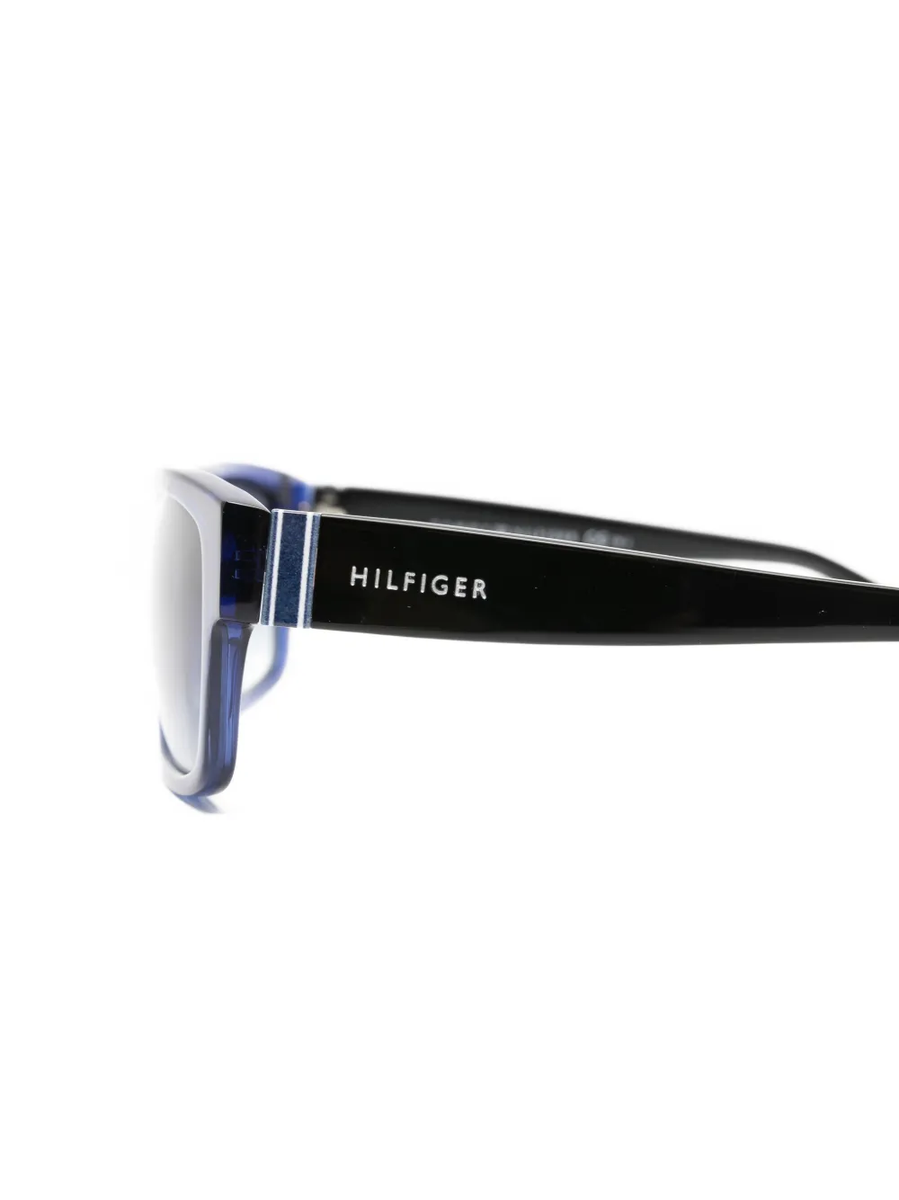 Tommy Hilfiger Zonnebril met rechthoekig montuur Blauw