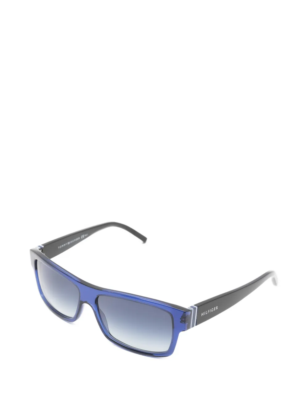 Tommy Hilfiger Zonnebril met rechthoekig montuur Blauw