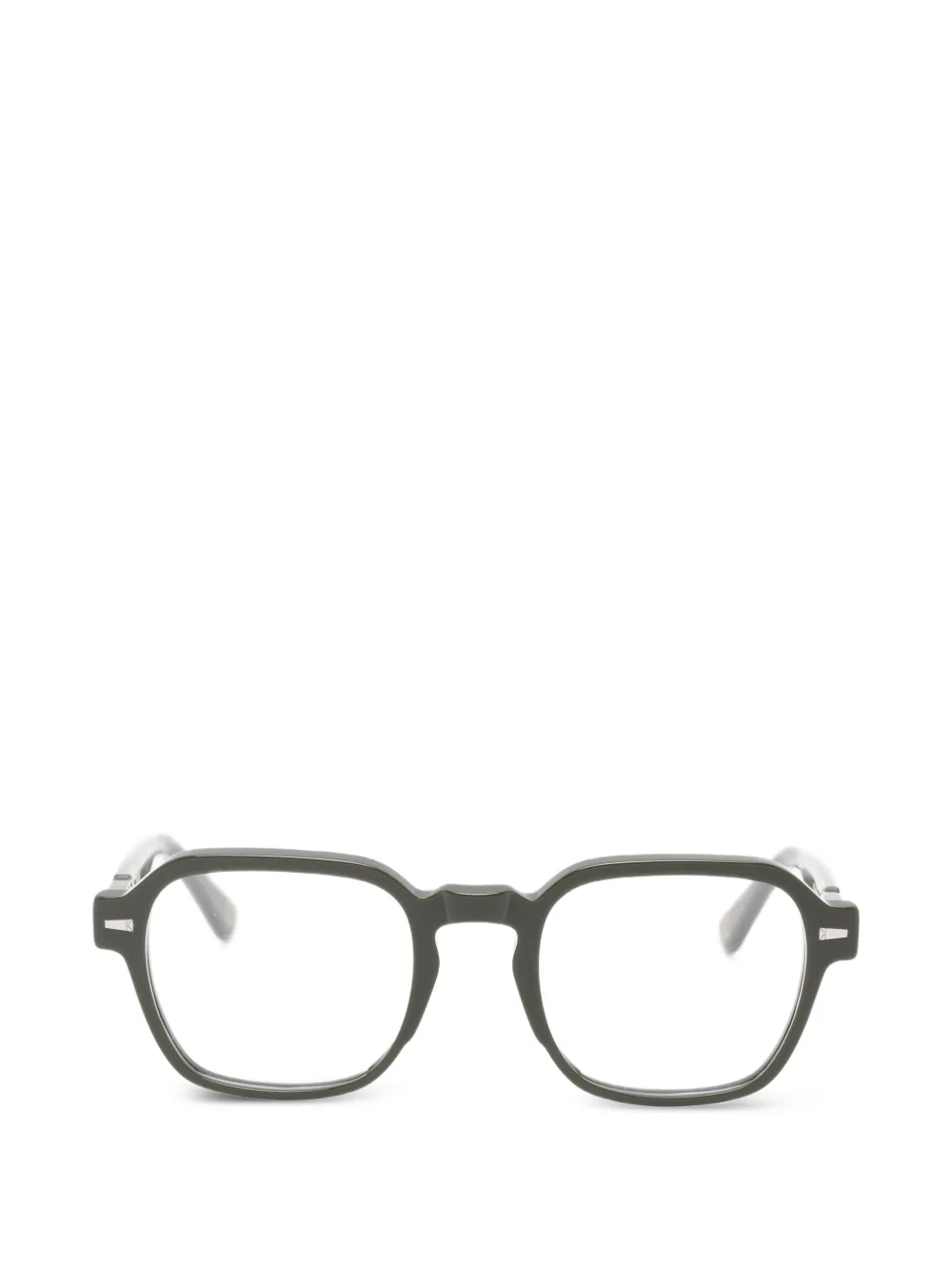 KYme Ridge geometric-frame glasses - Grün