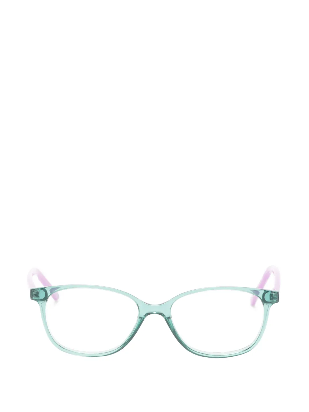Benetton oval-frame glasses - Grün