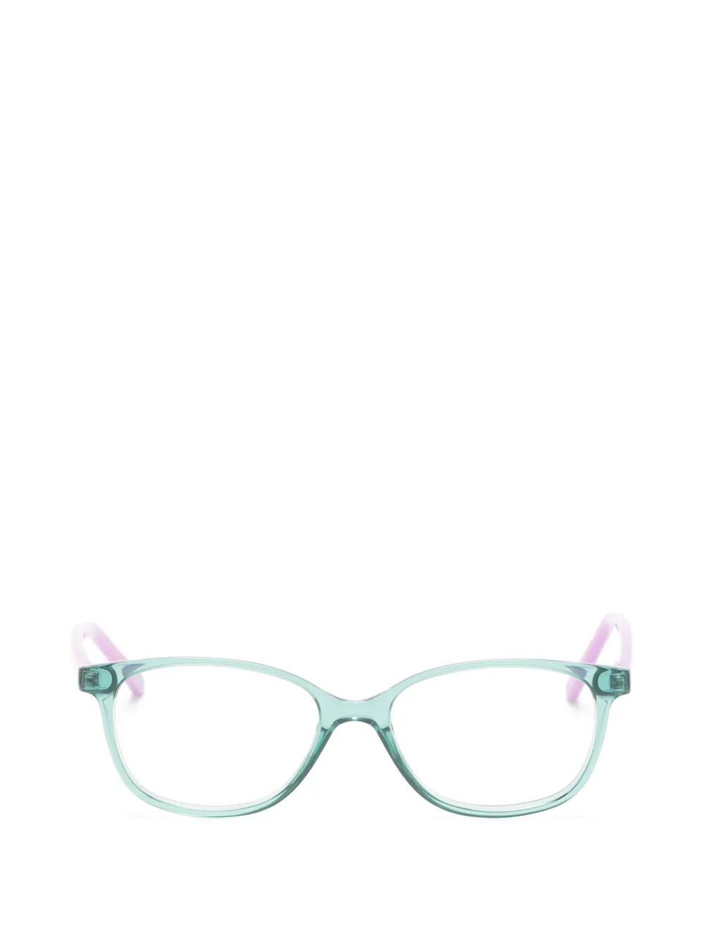 Benetton oval-frame glasses - Verde
